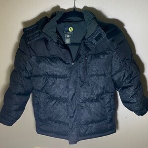 Xersion Kids Dark Puffer Jacket - size XS 6/7